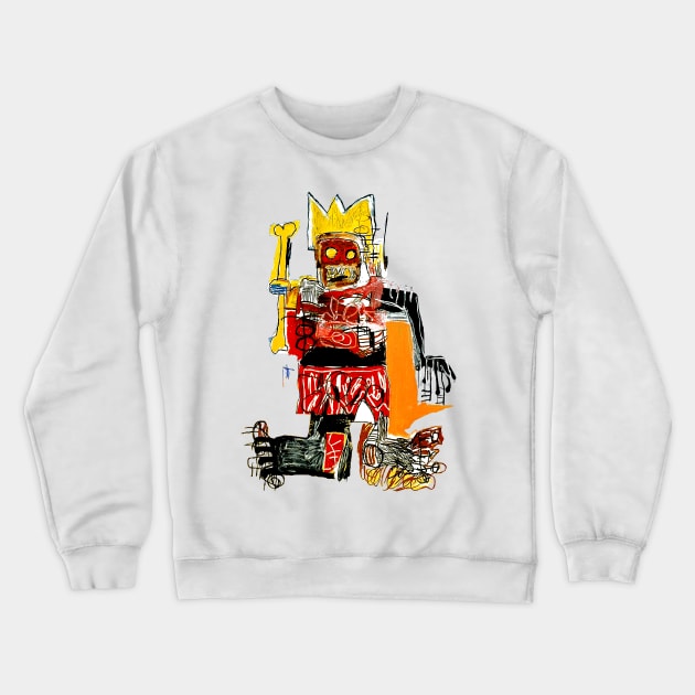 Basquiat Art Crewneck Sweatshirt by Sauher